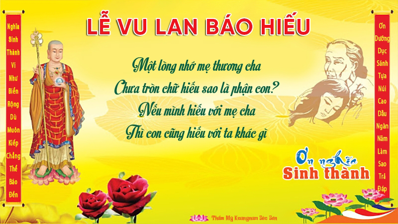 thiệp kèm lời chúc lễ Vu Lan báo hiếu cha mẹ số 15